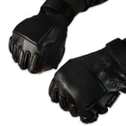 M48 Military Half Finger Gloves Black