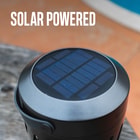 Recharge it with the included USB-C cable or via the solar panel on top