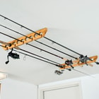 Wooden Ceiling Rod Rack