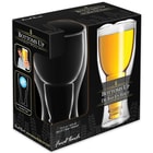 Bottoms Up Double-Wall Beer Glass - Set Of Two