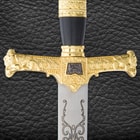 Star Of David Sword And Scabbard - Stainless Steel Blade, ABS And Metal Handle, Intricately Designed Guard And Pommel - Length 30”