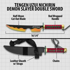 Details and features of the Nichirin Demon Slayer Double Sword.