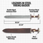 The specs of the Viking Raider Short Sword