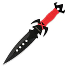 Black Legion Fantasy Sword & Throwing Knife Set Red