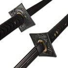Shinwa Black Knight Damascus Wakizashi Sword