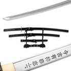 Black Hand Forged Samurai Sword Set