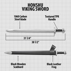 Details and features of the Viking Sword.