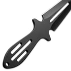 On Target 3-Piece Throwing Knife Set with Nylon Sheath - Black