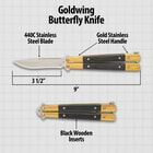 Details and features of the knife.