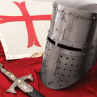 Legends In Steel Crusader Battle Helm 14 Guage Steel