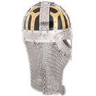 Legends In Steel Imperial Viking Helmet With Chain Mail