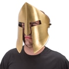 20-Gauge Iron Spartan Battle Mask - Brass