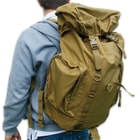 The hiking and tactical backpack measures 13”x 9 1/2”x 24” and gives you 45 liters of capacity