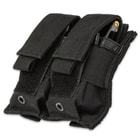 The hook and loop closure keeps the top flaps securely in place so that your magazines are secure