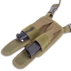 M48 OPS Universal Horizontal Shoulder Holster - Olive Drab - Fits Most Pistols / Handguns - Semiautomatic / Semi Auto, Revolvers, More - Double Mag Pouches - Padded Shoulder - Adjustable Harness 