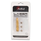 AIMS .30-06/.25-06/.270 Laser Bore Sighter - Brass Construction, Red Laser, 5mW Power, 635/655NM Wavelength, Weighs 1.5 Oz