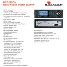 Feastures of the Base Mobile Digital Scanner.