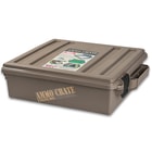Doomsday Mystery Crate - Rugged Ammo Crate Packed with Assortment of Survival, Emergency, Outdoors, Bug-Out and Other Gear