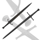 Full image of the Honshu Training Broadsword and the Single Hand Training Broadsword included in the Complete Honshu Collection.