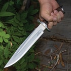 The Gil Hibben Tundra Toothpick shown in hand