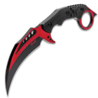 The Red Liberator Falcon Karambit is 10” overall