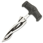 It has a 5 3/4” 2Cr13 cast stainless steel blade with an open twisted design giving you multiple razor-sharp edges