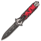 Black Legion Red Dragon Flashlight Pocket Knife