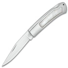 Kissing Crane Genuine Pearl And Stainless Pocket Knife