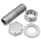 Discreet Spy Nut And Bolt Safe - Constructed Of Solid Stainless Steel, Hidden Compartment, Screw-Top Lid - Length 2”
