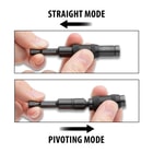 The different positions of the Pivoting Drill Bit