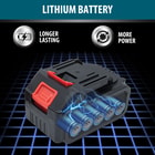 The powerful lithium battery shown