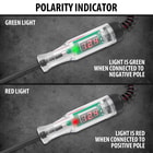 Full image showing the polarity indicator of the Automotive Circuit Tester.
