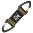  Three-Pack Tactical Webbing Clips - Nylon Webbing And ABS Construction - Dimensions 4"x1"