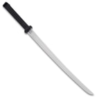Cobra Steel Wakizashi Sword And Scabbard- High Grade Stainless Steel Blade, Rubber Handle Scales - Length 27 1/4”