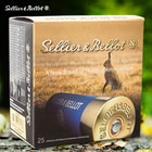 Sellier & Bellot 12-Gauge 00 Buckshot Shells - 25-Count - 2 3/4”, 12 Lead Pellets, Plastic Hull, 1,230 FPS