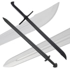 Full image of the Honshu Viking Training Sword and Messer Training Sword included in the Complete Honshu Collection.