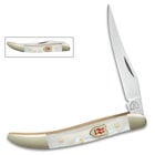 Kissing Crane Genuine Pearl Toothpick Pocket Knife