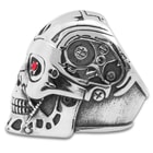 Twisted Roots Automaton Skull Ring