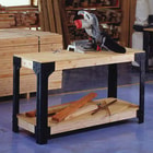 2 x 4 Basics AnySize Workbench Kit with ShelfLinks - All Hardware, Instructions; Just add Lumber - Requires Only Saw, Screwdriver - Only Straight Cuts - Customizable Size