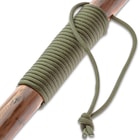 It has a 7-strand core and a 5/32” cord thickness, which is great for camping, emergencies, hiking, and outdoor activitie