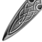 Celtic Cross Crusader Dagger With Sheath -  Stainless Steel Blade, Metal Guard And Pommel - Historically Inspired - Length 14 1/2"