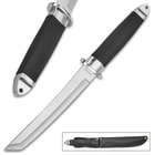 Military Rescue Tanto Knife And Sheath