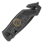 Timber Wolf Assist Rescue Black Folding Knife