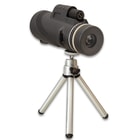 Monocular Telescope For Cell Phone With Tripod - 12X50, Night Vision, Water-Resistant, High-Definition Images, Lens Cover