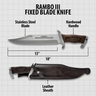 Rambo III Fixed Blade Knife