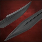 Close up image of the blades on the training swords in the Ancient Warriors Bundle.