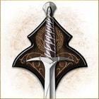 Full image of the Sting Sword inside of the Scabbard included in the Hobbit Bilbo Collection.