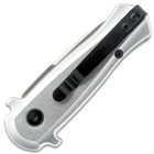 Silver Auto Knife closed