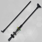 The blowgun broken down into its two pieces