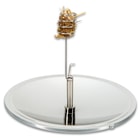 BugOut Solar-Powered Lighter - Super Reflective TPU, Compact, Adjustable Tinder/Cigarette Holder - 4” Diameter